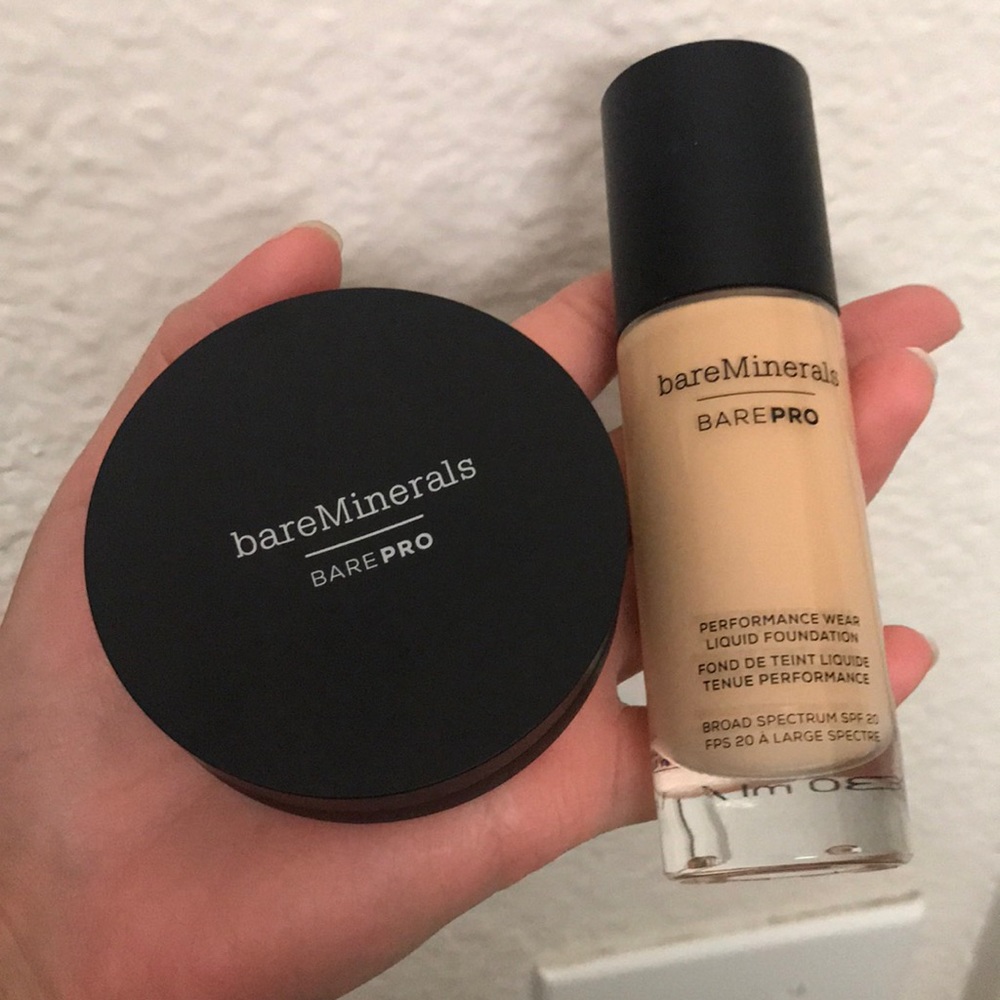 Bare Minerals BarePro Foundation Liquid and Powder